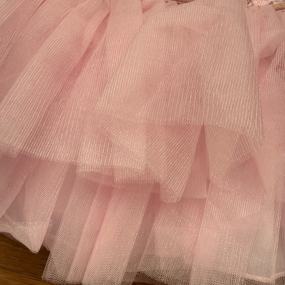 Catherine Malandrino Pink Tulle Shimmer Dress - Picture 4 of 9
